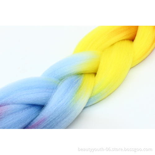 Wholesale Hair Extension High Quality Raw Material Ombre Jumbo Braid Synthetic Hair For Braiding